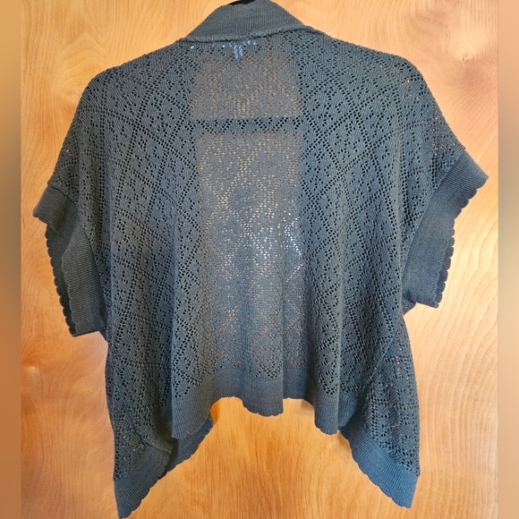 Women's NY Collection Short-Sleeved Cardigan Size 2X - Picture 2 of 4